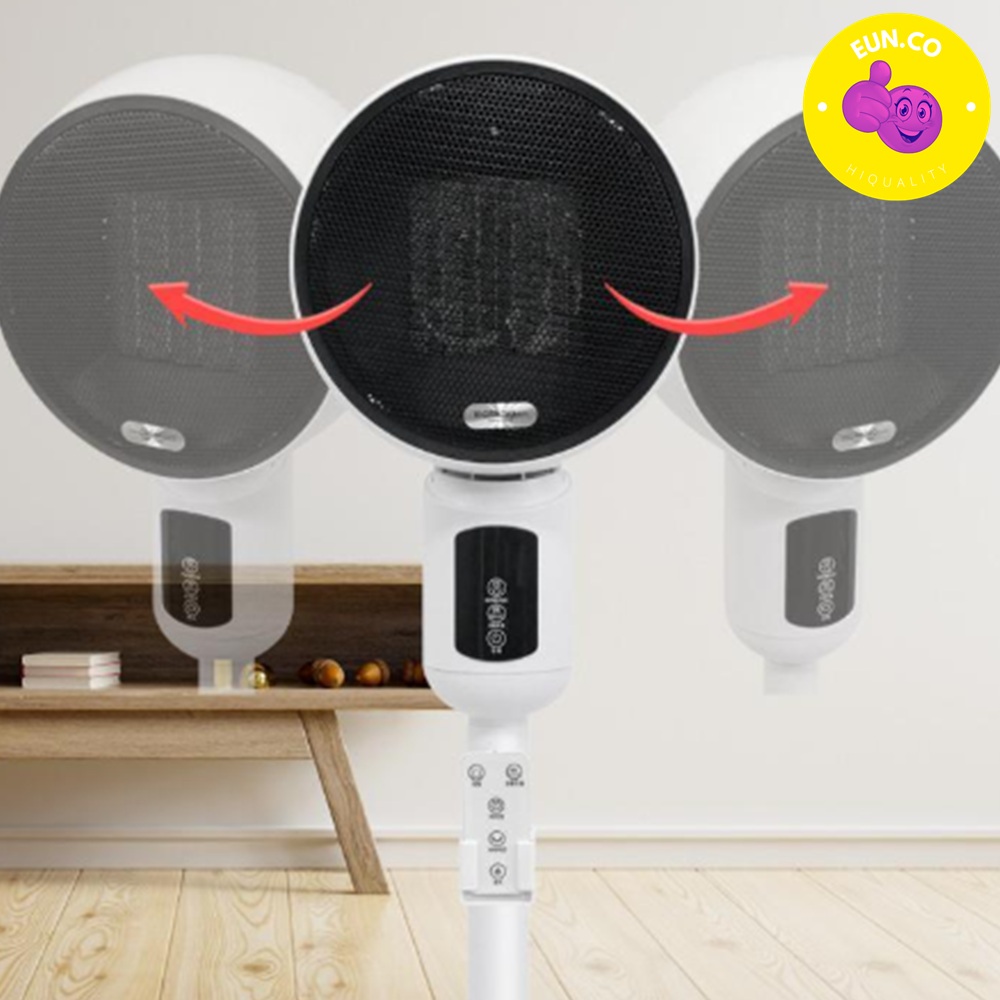 소형팬히터 거실 온풍기 서큘레이터 회전형 난방기