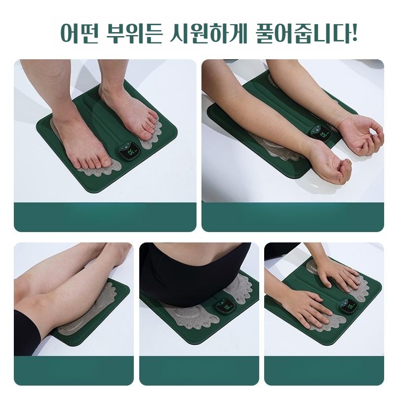 3D 입체 EMS 발 마사지 기계 미세 전류 자극기 스마트 마사지 발 패드 - 상세 이미지 3