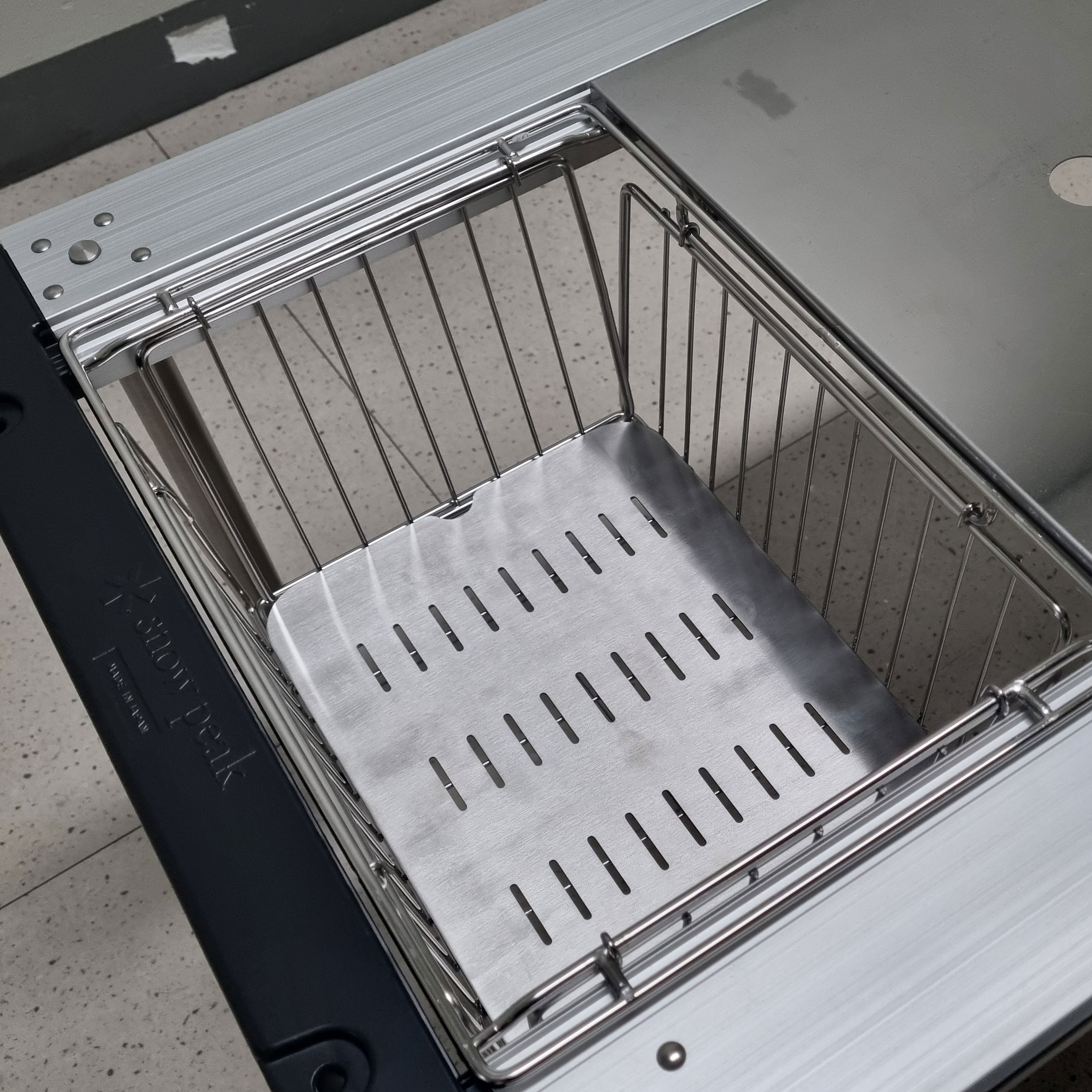 캠핑 304스텐 와이어 바구니 스노우피크 호환 IGT 폴딩 바스켓