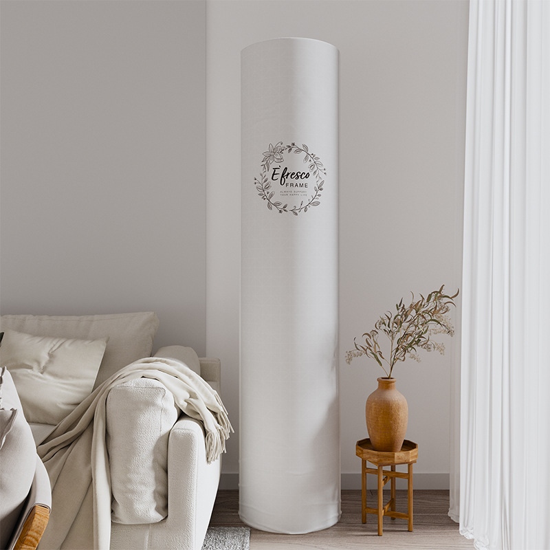 블루U 투인원 에어컨커버세트 벽걸이+스탠드형 먼지차단 삼성무풍 엘지휘센 옐로우베이지