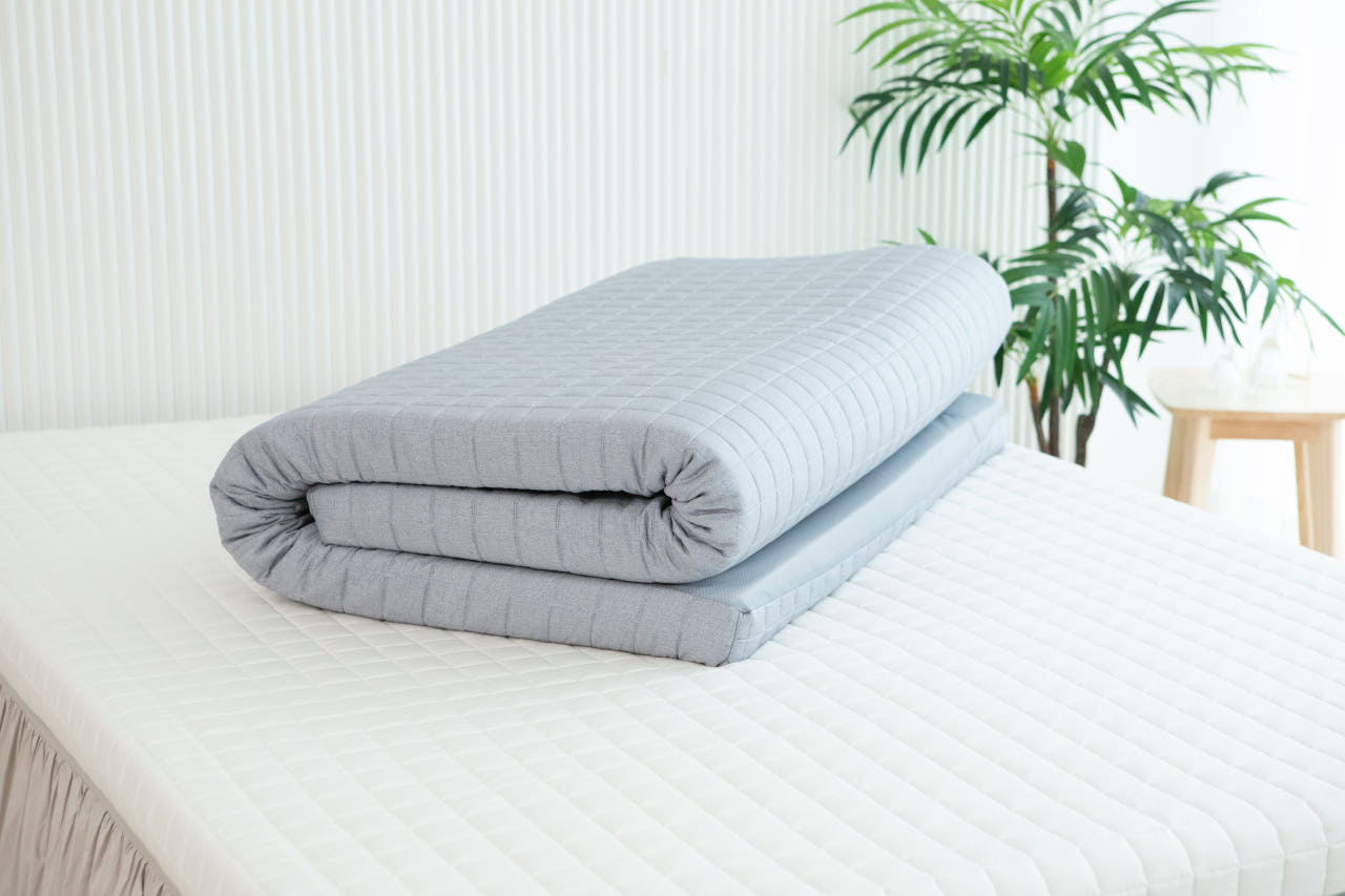 스노우 토퍼 메모리폼 접이식 토퍼 거실 매트리스 싱글 S