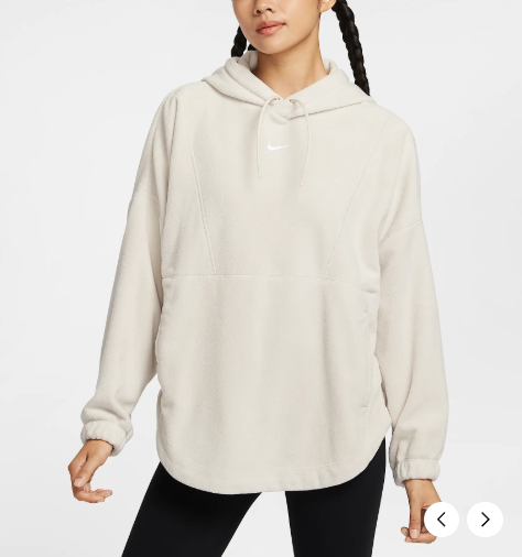 국내매장판 나이키 원 오버사이즈 써마핏 플리스 여성 후드티 D5 FV8077-104