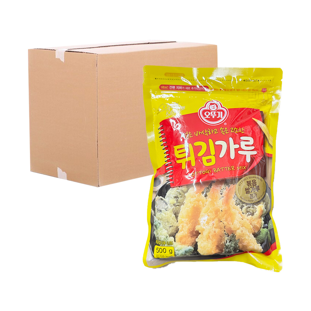 업소용 오뚜기 튀김가루 바삭한 튀김파우더 500g 20개 : 가성비 추천 할인 식품마켓