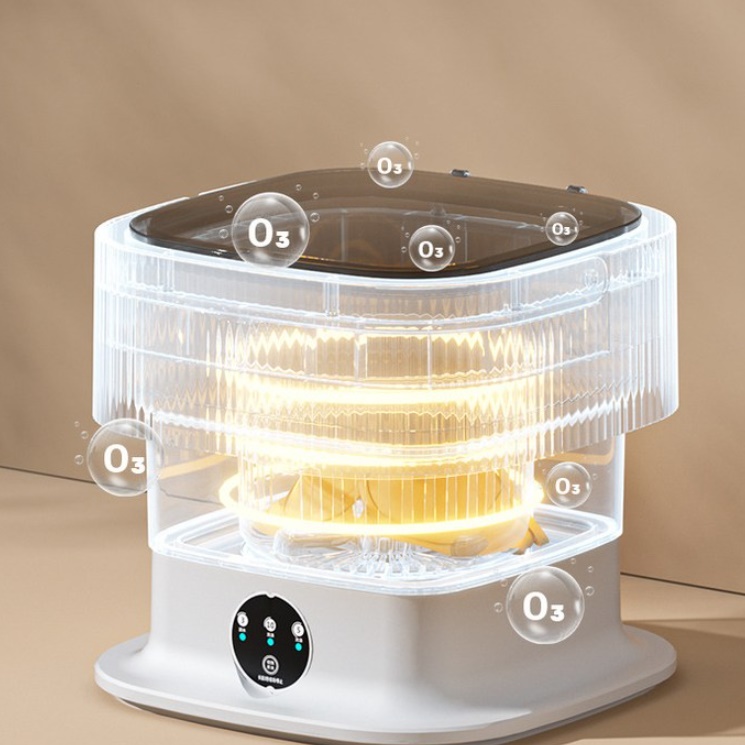 초미니 세탁기 접이식 여행용 아기용 소량 초소형 세탁기 작은 세탁기