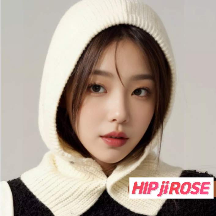 따뜻한 바라클라바 후드 넥워머 바라클라바 모자 버튼 바라클라바 단추 - 상품 이미지