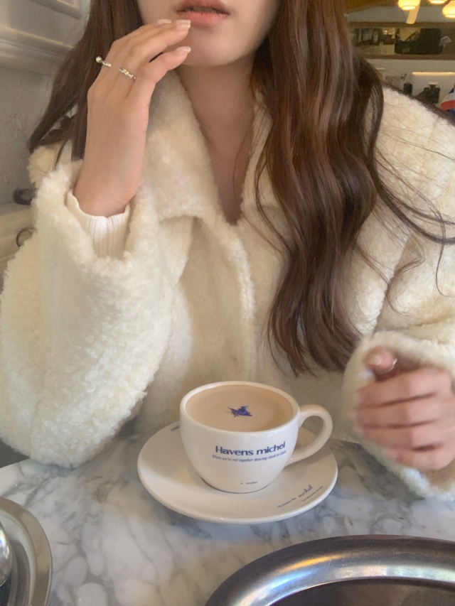 💕URBANE MADE 양모55 💕오레오 오버핏 울 부클 하프 코트 (2c) 상세 이미지 176