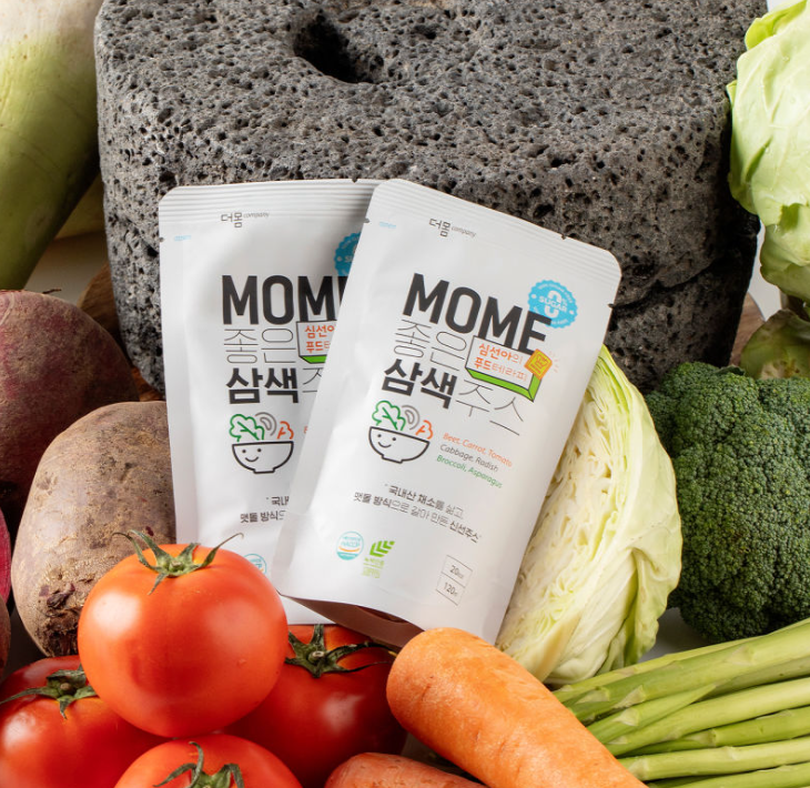 (60개입) MOME 좋은 삼색주스 더몸 심선아 저당 야채 건강 주스 120ml