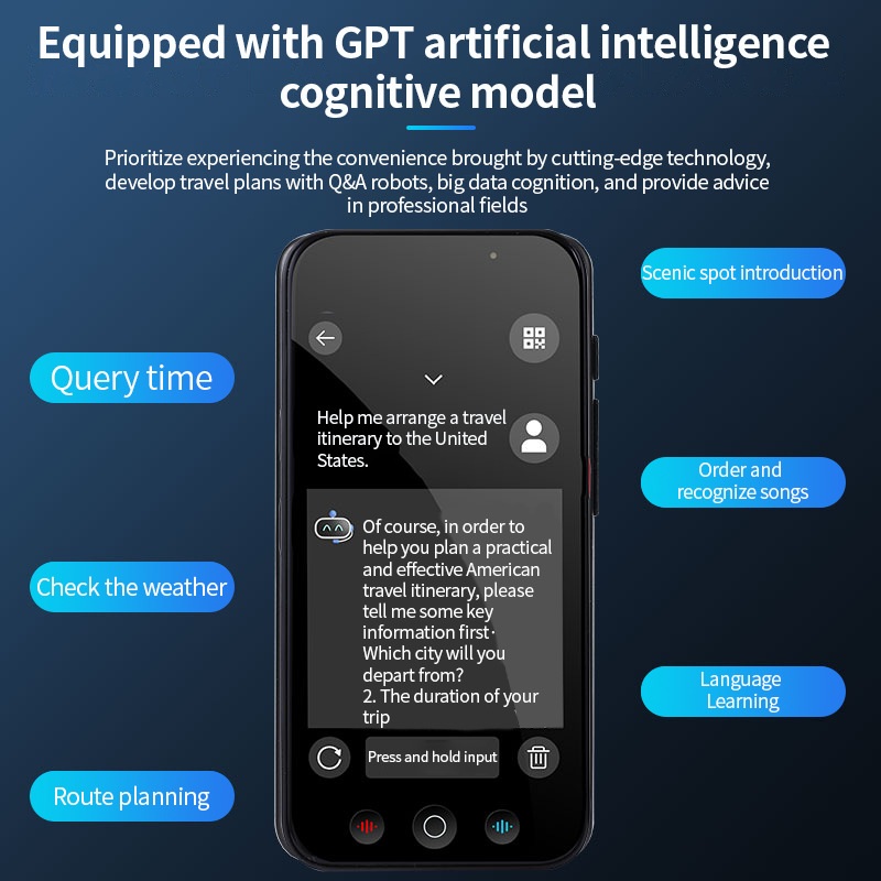 AI 스마트 통역기 자동으로 통역해주는 여행 필수템 - 상세 이미지 3