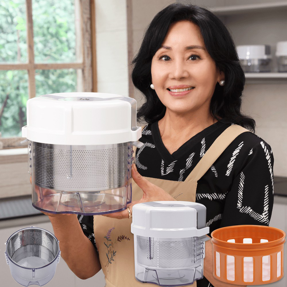 빅스텐 매직 짤순이 다용도 두부 나물 야채 탈수기 유청분리기 1세트