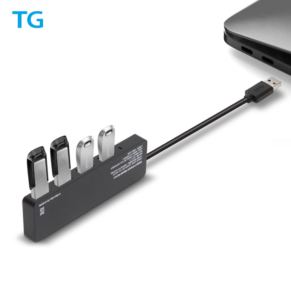 USB 4포트 멀티 허브 노트북 데스크탑 PC USB2.0 무전원 - 상세 이미지 3