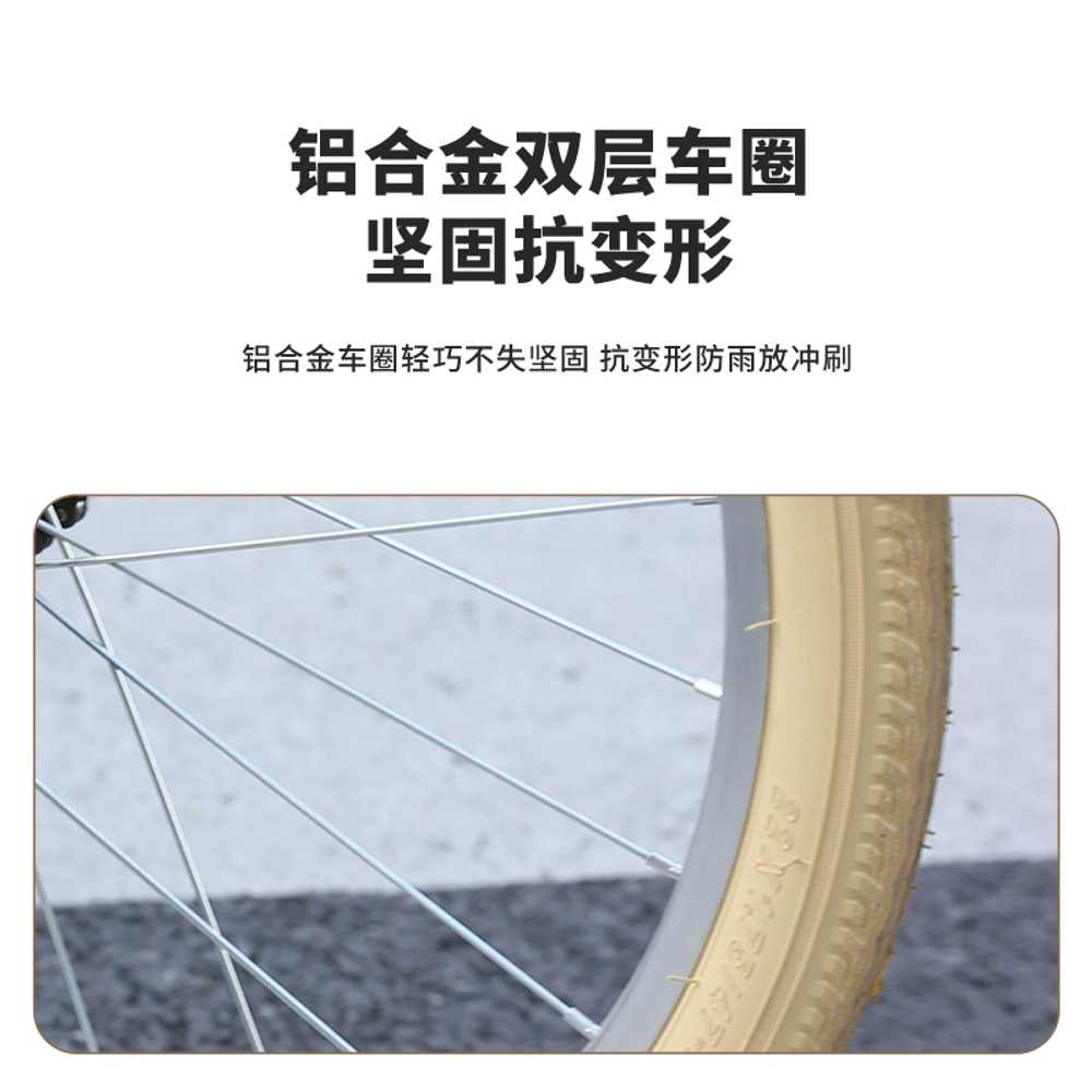 접이식 자전거 가벼운 폴딩 접는자전거 소형 출퇴근 22인치 - 상세 이미지 4