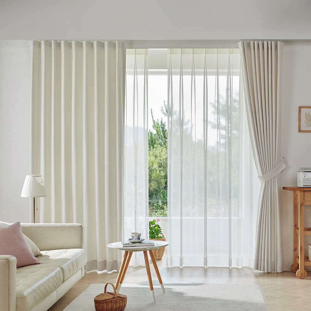 디자인누비 보스 형상기억 클라로 암막커튼 140X200 열차단 방한 호텔식 100%맞춤커튼