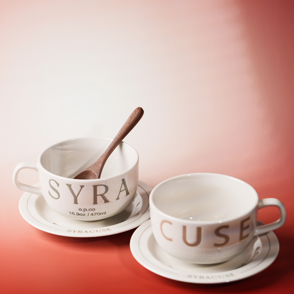 시라쿠스 레터링 스프볼 스프그릇 요거트 볼 시리얼 3P 세트 - 상품 이미지