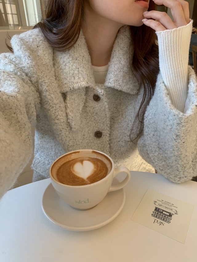 💕URBANE MADE 양모55 💕오레오 오버핏 울 부클 하프 코트 (2c) 상세 이미지 110
