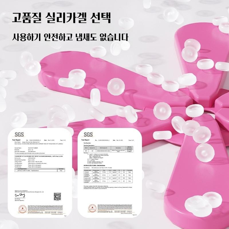 트리 모양 실리콘 냄비받침 실리콘 캠핑 접이식 냄비받침대 집들이선물 - 상세 이미지 5