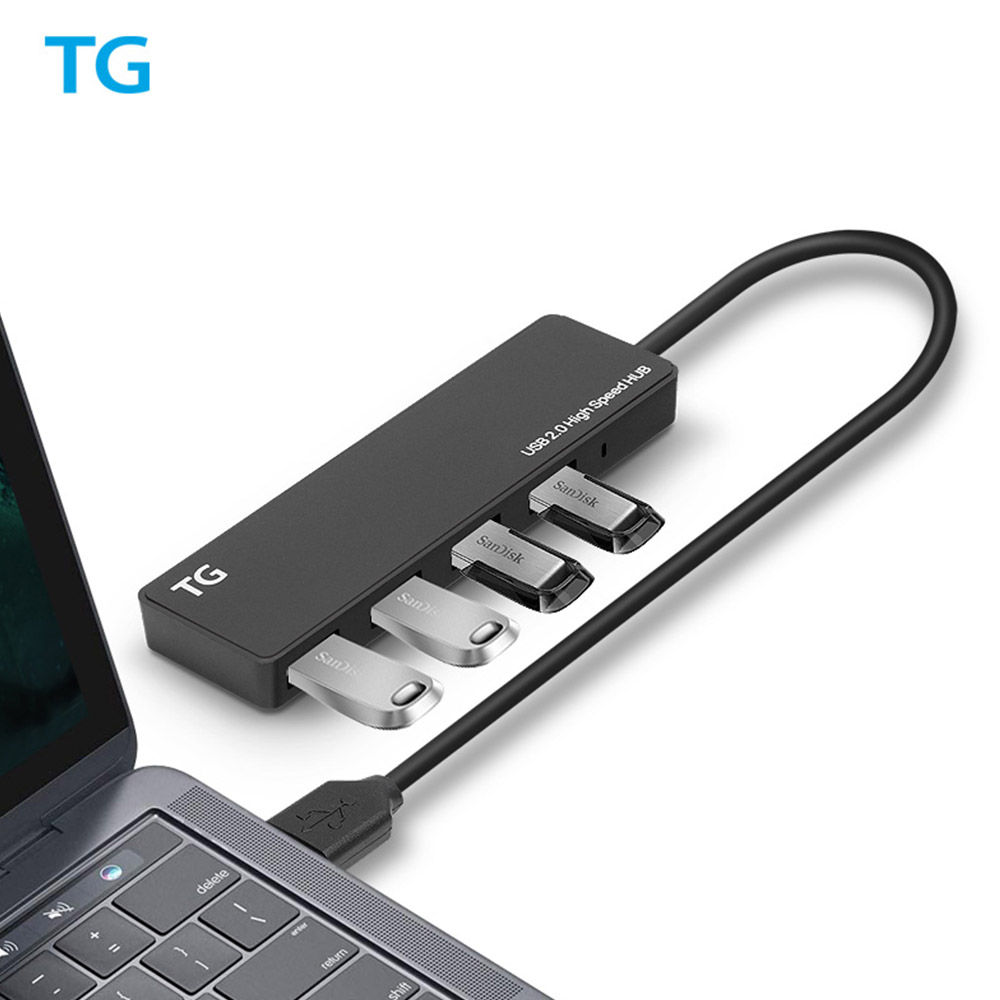 USB 4포트 멀티 허브 노트북 데스크탑 PC USB2.0 무전원 - 상세 이미지 2