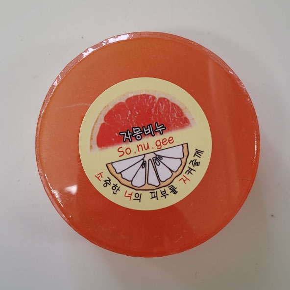 소너지 자몽 비누 자몽향, 85g, 1개 - 상세 이미지 4