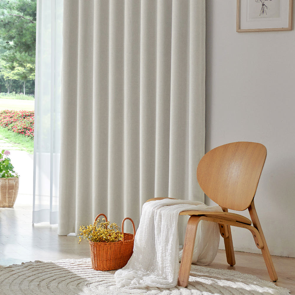 디자인누비 보스 형상기억 클라로 암막커튼 140X200 열차단 방한 호텔식 100%맞춤커튼