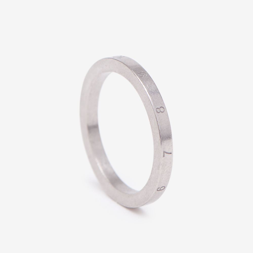 메종 마르지엘라 뉴메리컬링 넘버링 2mm SI8UQ0002SV0129951 마르지엘라 반지 남녀공용 커플링 - 상세 이미지 5