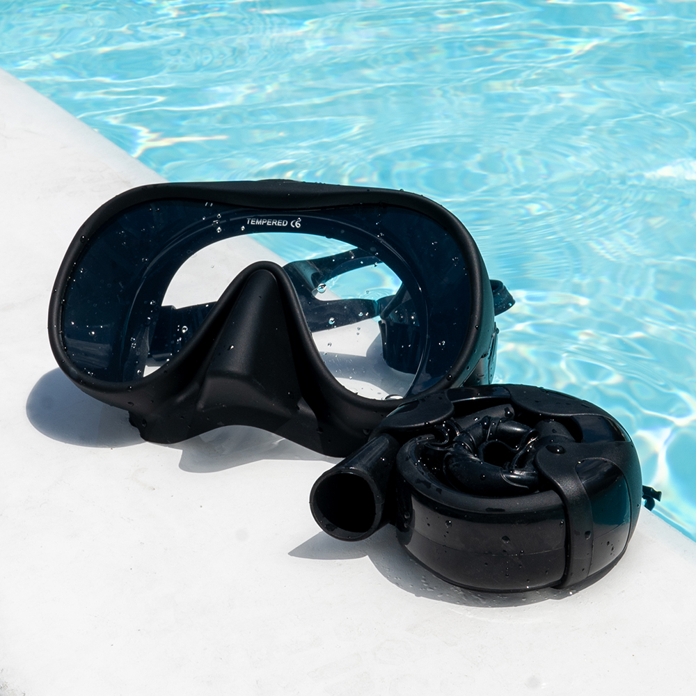 이츠라이프 성인 스노클링 마스크 썬비치 접는 스노클세트 프리다이빙 스노우쿨링 장비 상세 이미지 3