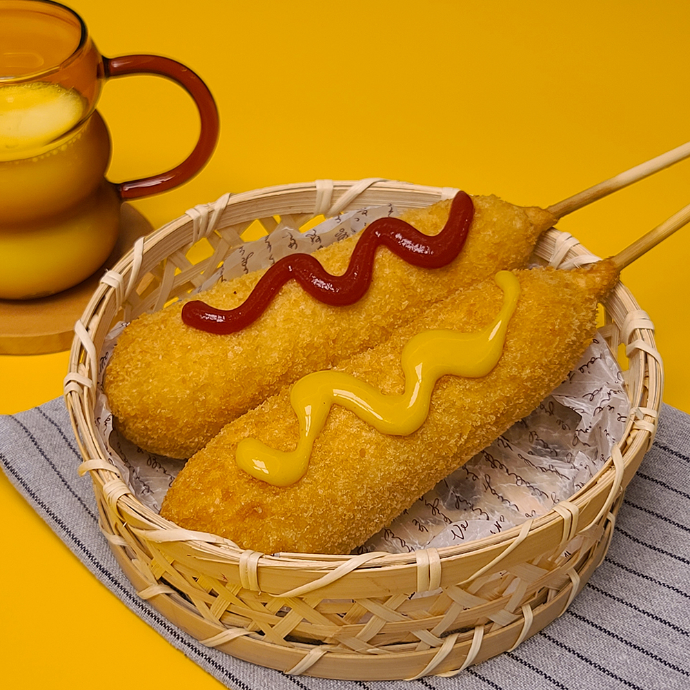 우리밀100% 델리 프리미엄 우리밀핫도그 130gx5개 650g 옛날핫도그 휴게소 아이간식 - 상품 이미지