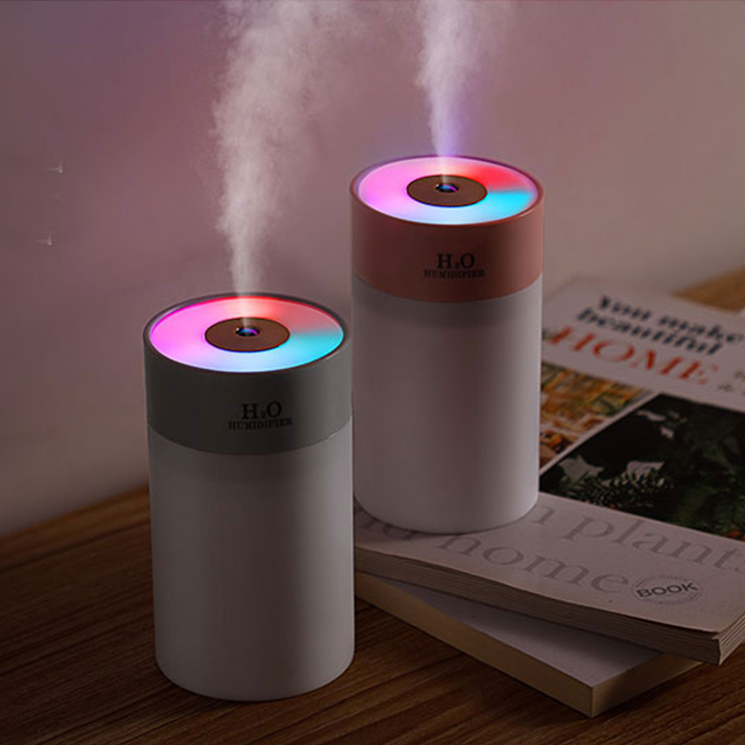 LED 무드등 차량용가습기 소형 차량미니가습기 USB 휴대용 사무실책상 탁상용 저소음 - 상세 이미지 4