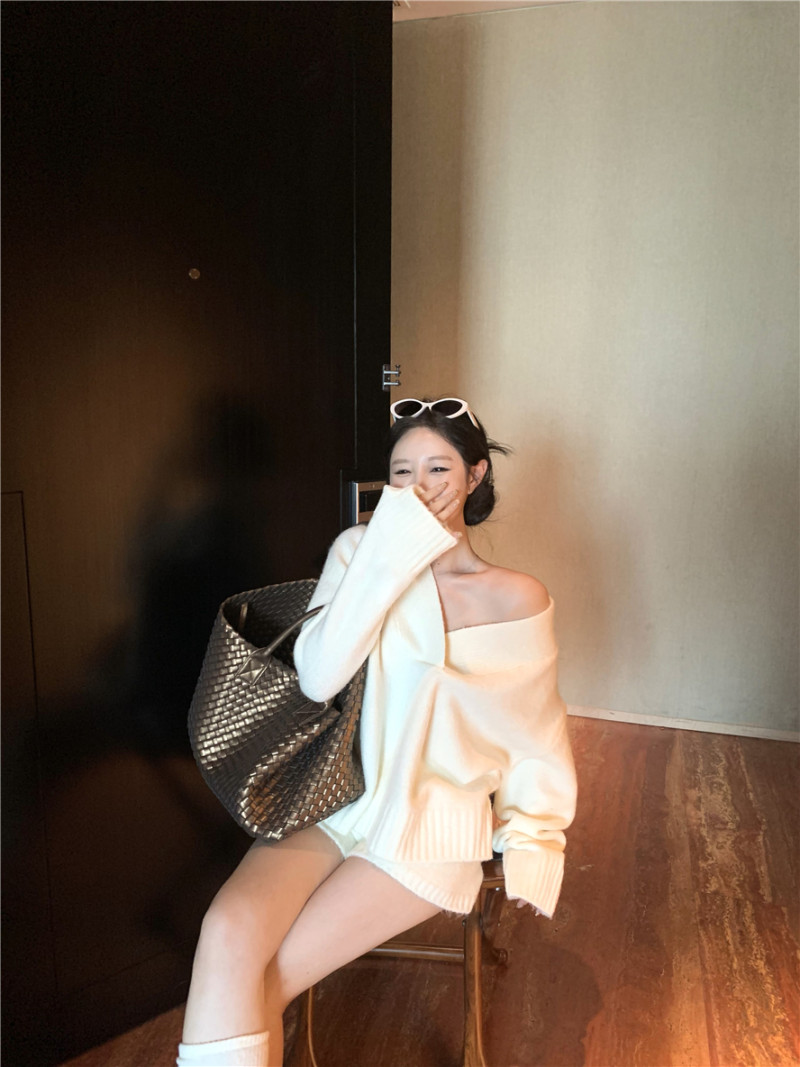 아비르엔 상큼 오렌지🎁 모던 니트 세트