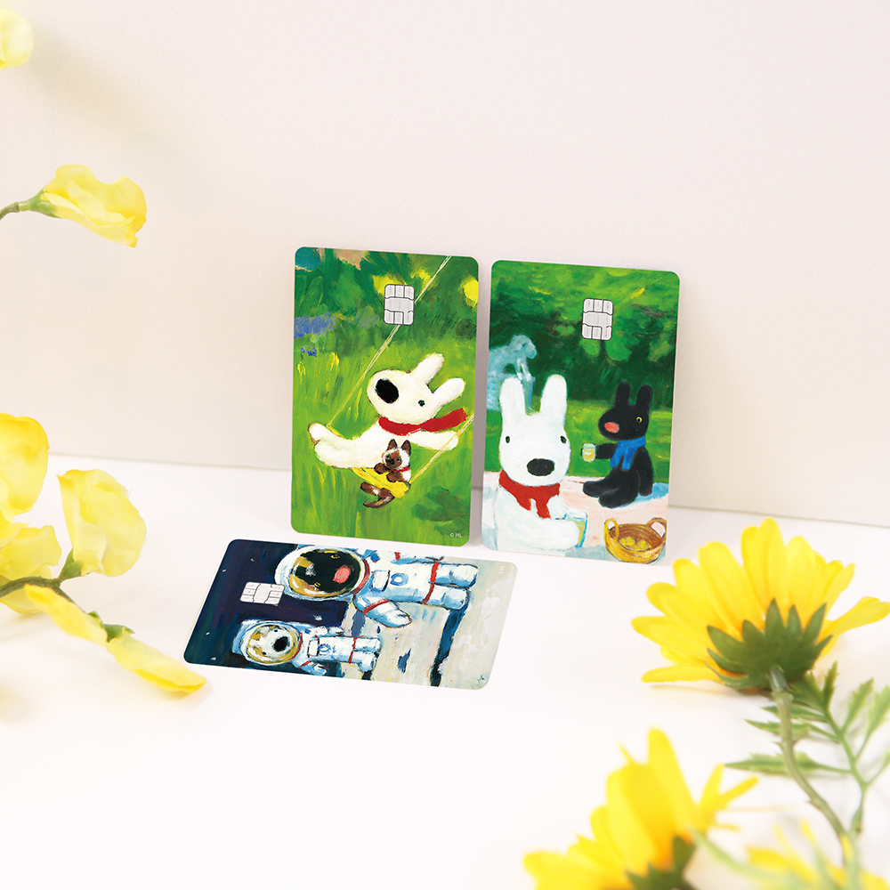 가스파드와리사 카드스티커 1+1 신용 체크 교통 꾸미기 이미지 2