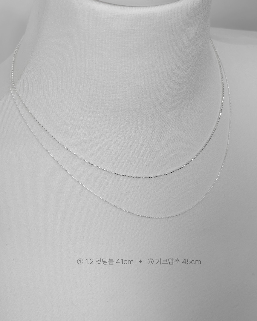[베이직아이템✨]실버 925 베이직 레이어드 체인목걸이 모음 상세 이미지 10
