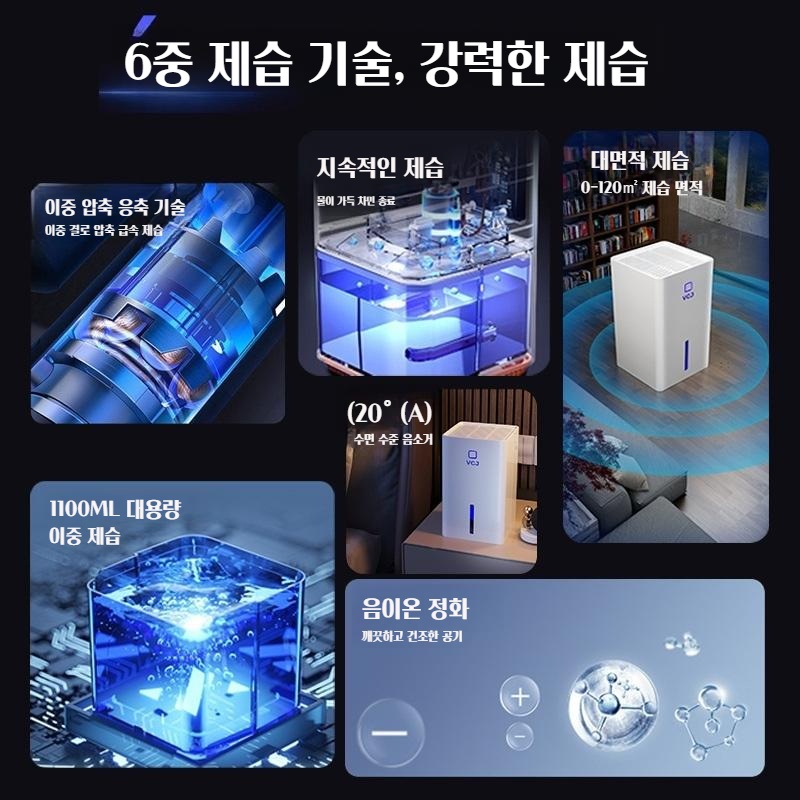 스마트 미니 제습기 방 옷장 원룸 자취방 기숙사 제습기 - 상세 이미지 3