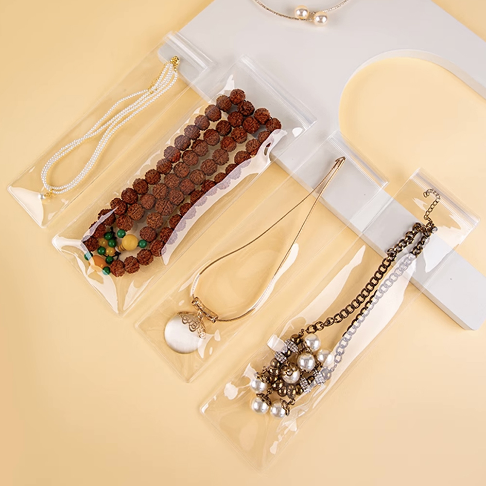 롱사이즈 PVC 지퍼백 두꺼운 투명 액세서리 포장 - 상세 이미지 3