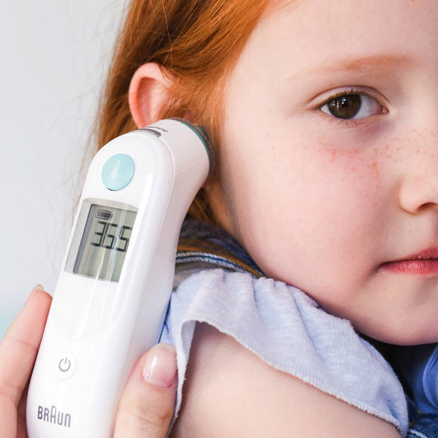 브라운 체온계 IRT-6030 필터 21개 포함 신생아 아기