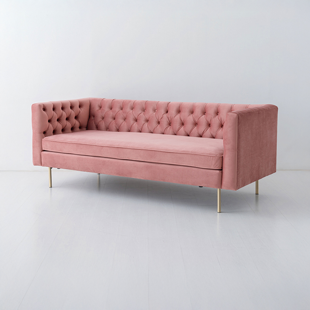 네르센 벨벳소파 3인 HN022B