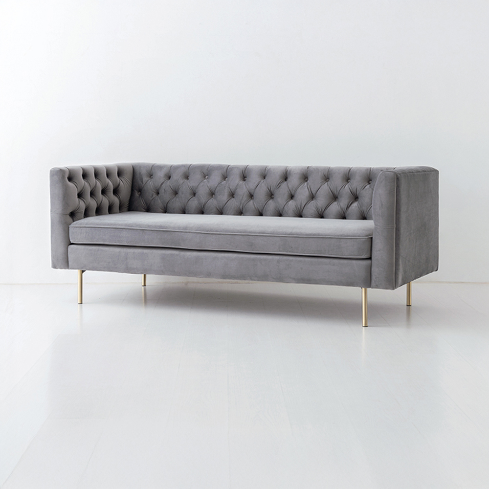 네르센 벨벳소파 3인 HN022B