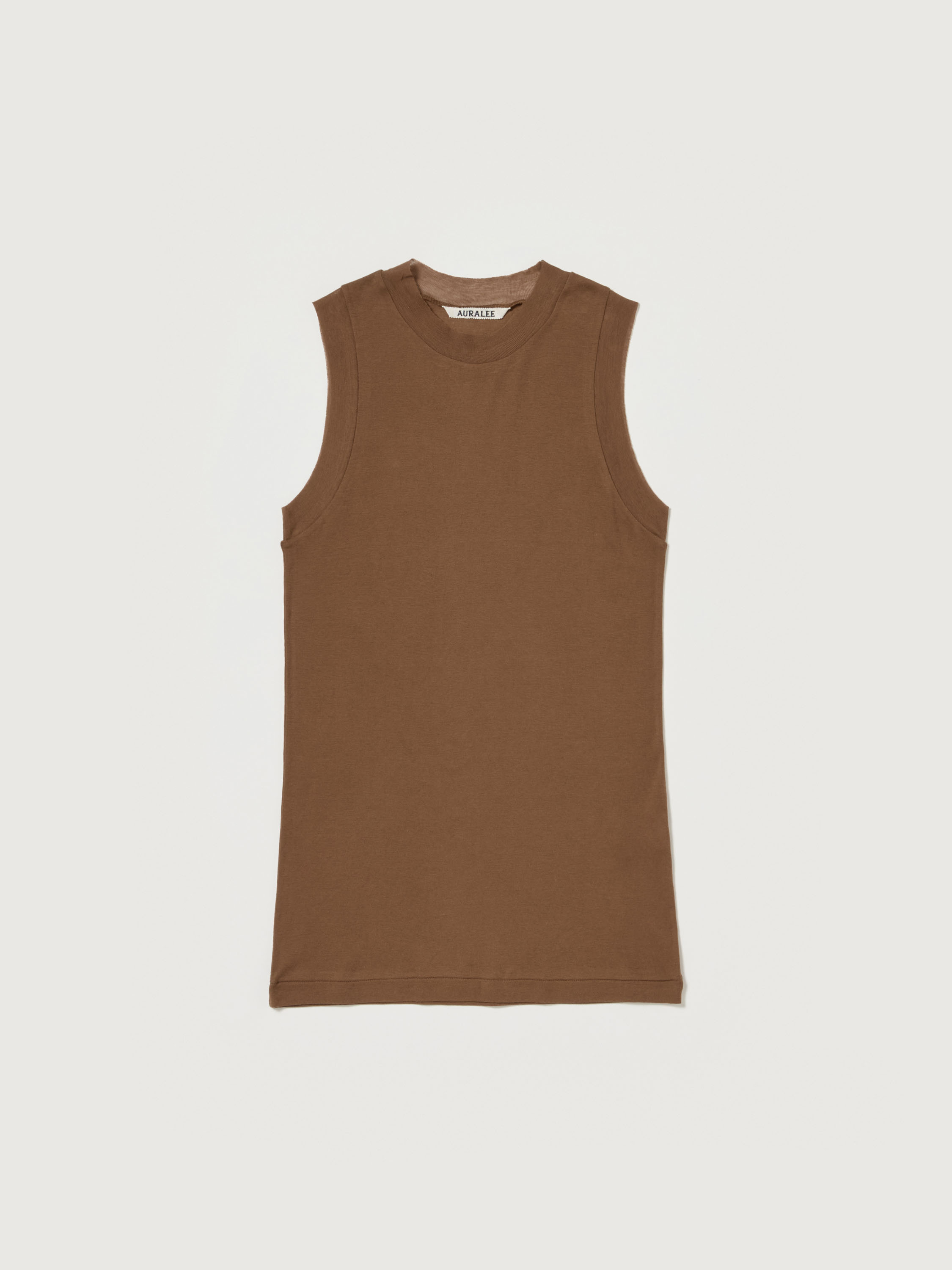 오라리 SUPER HIGH GAUGE SHEER RIB TANK TOP 여성 민소매 티 - 상세 이미지 2