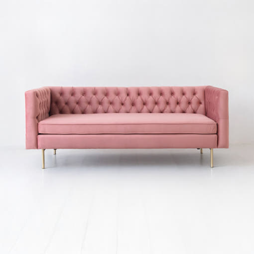 네르센 3인 벨벳 소파 디테일