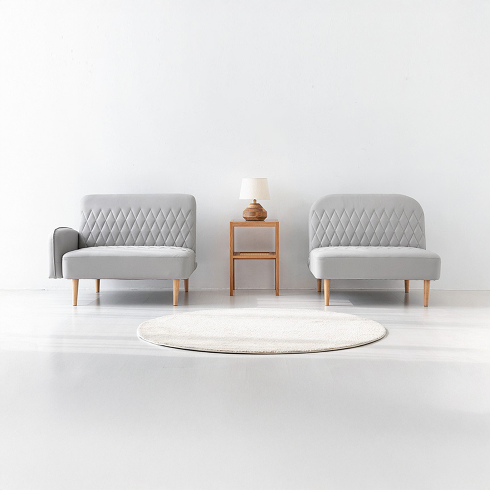 오띠모 3인 멀티 메모리폼 소파베드 독립형 BC430 라이트그레이 8656.1517