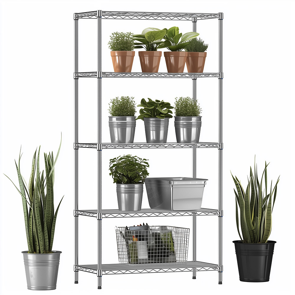 메탈선반 철제선반 조립식앵글 경량랙 창고 베란다 고릴라랙 산업용 렉 6003401450 5단