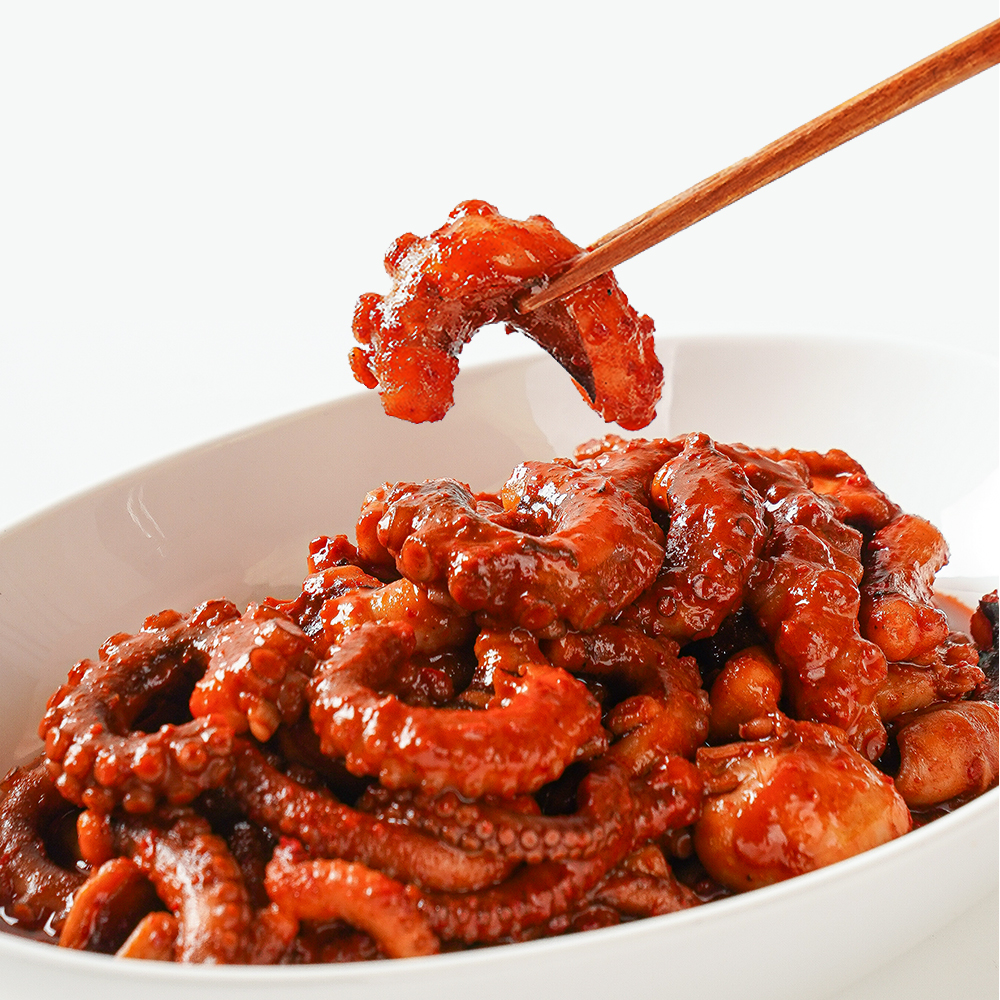 홍익낙지 낙지볶음 밀키트 매운 캠핑 음식 맛집 400g, 1개