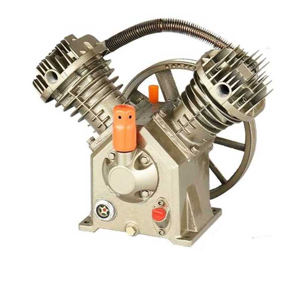 컴프레샤 부품 오일 리스 공기 와이어 압축기 보조 0.25/8kg 2기통 펌프 헤드 - 상품 이미지