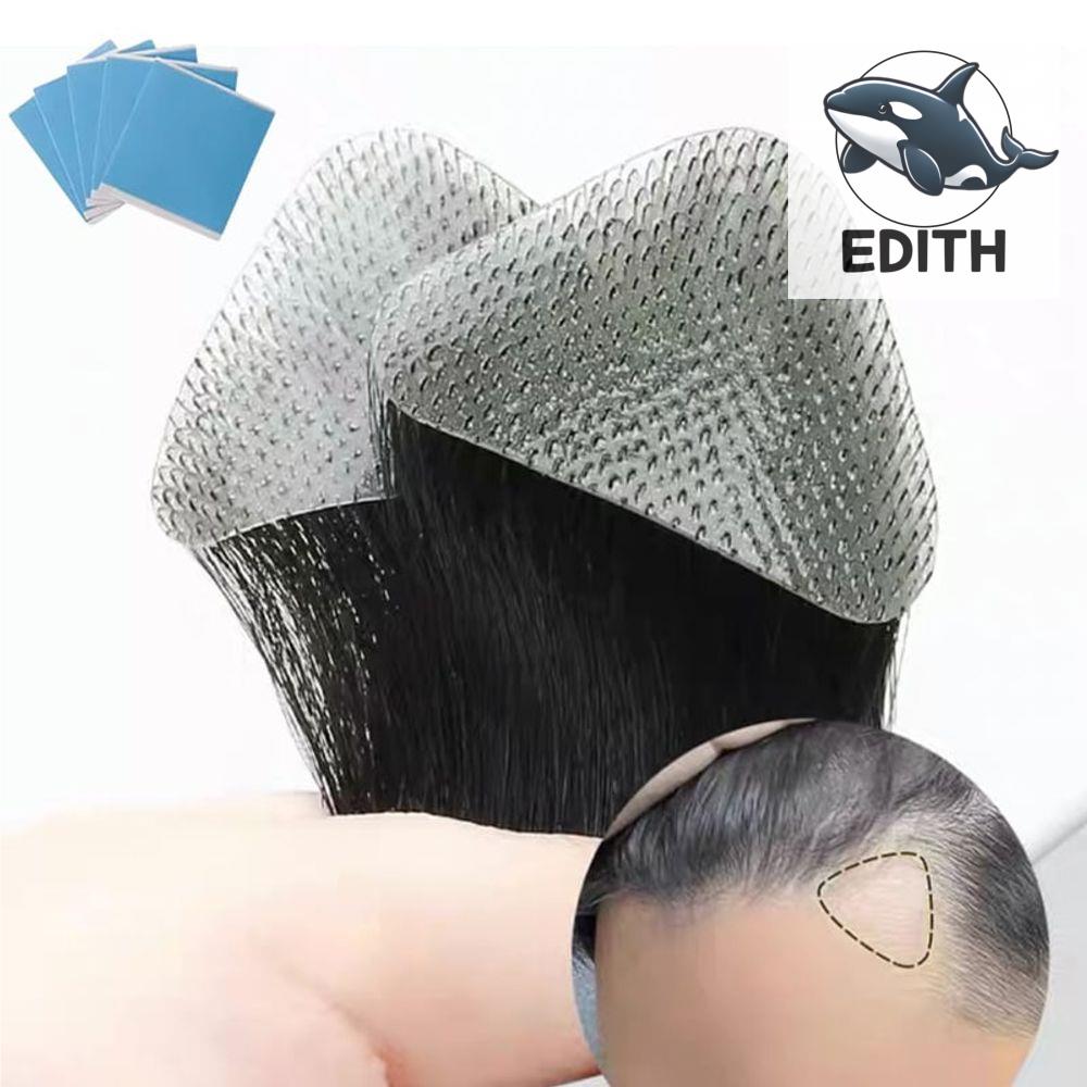 모발 복원 스킨 타입 부분가발 남여용 붙이는 에이치테이프 포함 : 흐린날씨