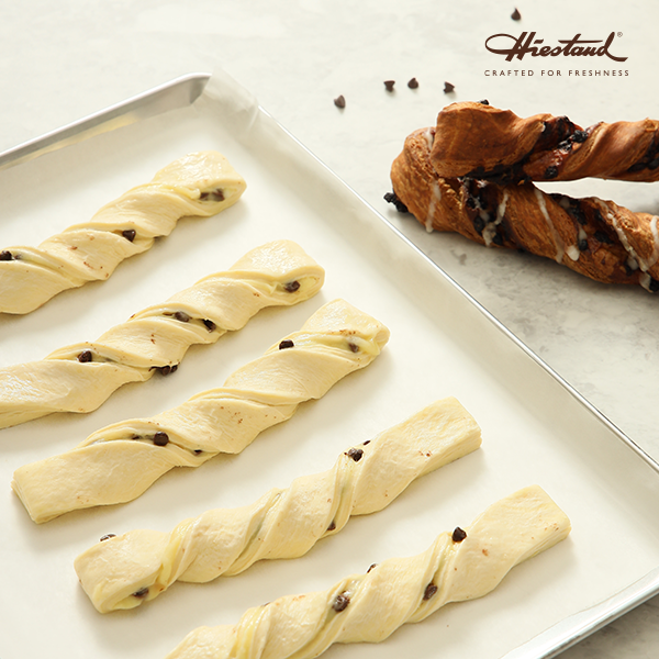 [업소용] 바닐라 초코 트위스트 80G 320개 생지 반죽