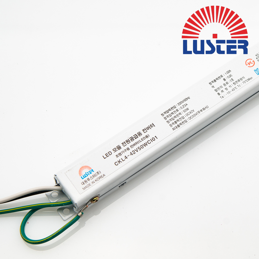 대원루스터 LED 안정기 조명기구용 컨버터 D42V50K-L04FBG CKL4-42V50WCI01 42V 1.02A 50W 4채널 역방향 - 메인 이미지