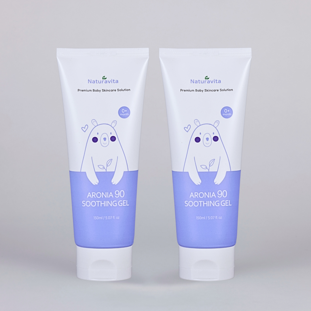 나투라비타 아로니아90% 신생아 아기 수딩젤 150ml x2 열꽃 고보습 민감 건조