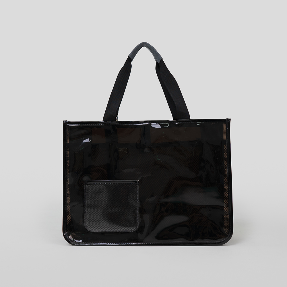 이츠라이프 썸머오프 수영가방 비치백 방수 목욕 수영장 수영복 투명 메쉬 물놀이 망사 샤워