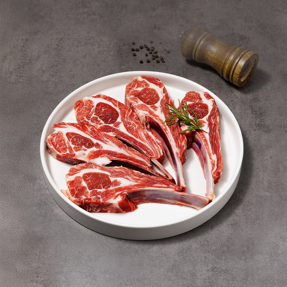 6개월미만 어린양갈비 프랜치랙 숄더랙 부드러운 양고기 양꼬치 캠핑용 홈파티