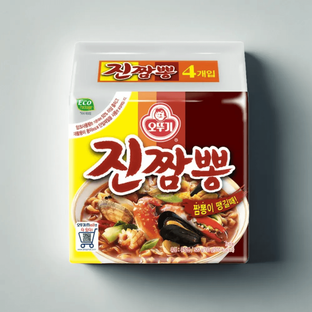 오뚜기 진짬뽕 멀티팩 130g4개 : 요기다판다