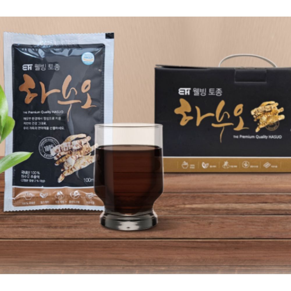첨가물 없는 국내산 100프로 백하수오즙 100ml x 30포 : ventamoa