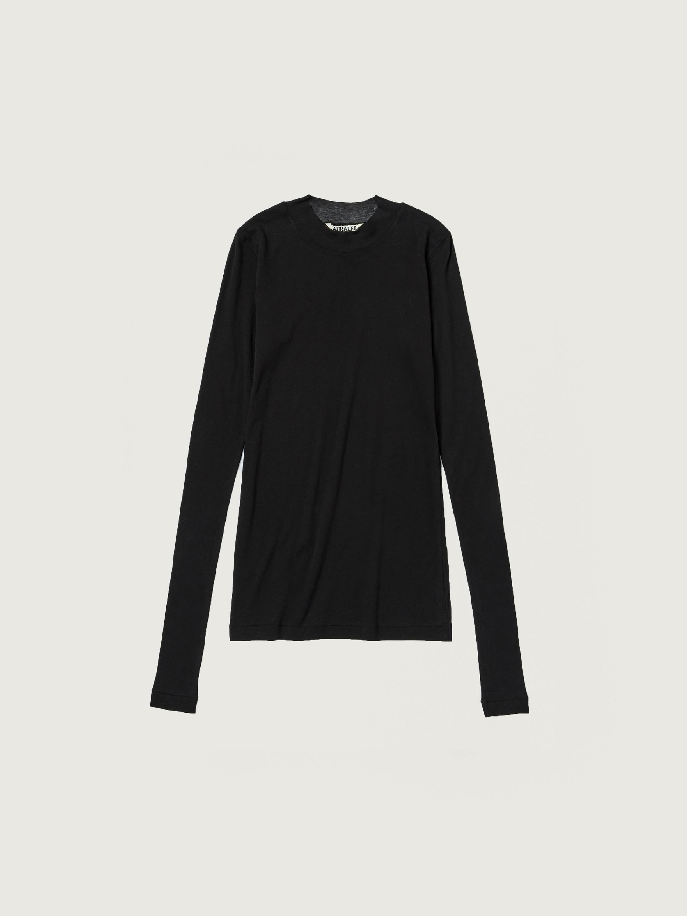 오라리 SUPER HIGH GAUGE SHEER RIB L/S TEE 여성 티셔츠 4컬러 - 상세 이미지 3