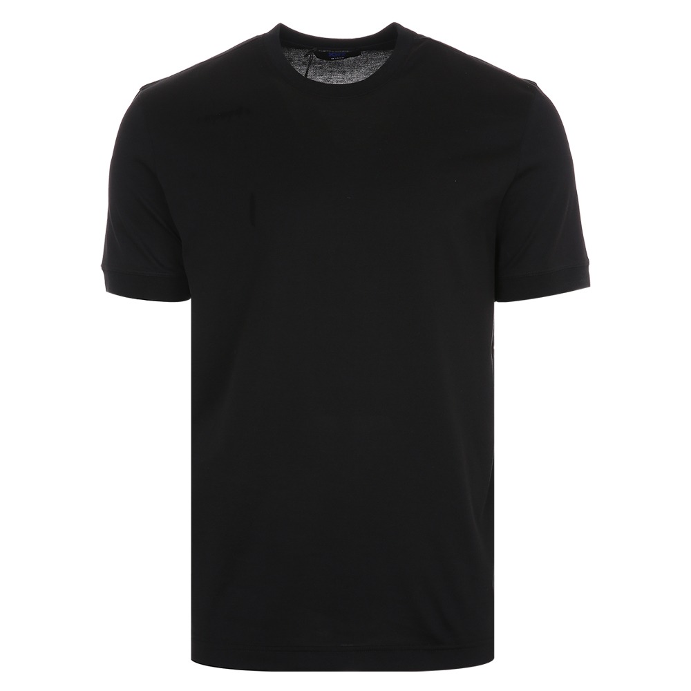 키톤 KNT 베이직 블랙 반팔티 UMM0478 BLACK (2024 S/S) - 상품 이미지